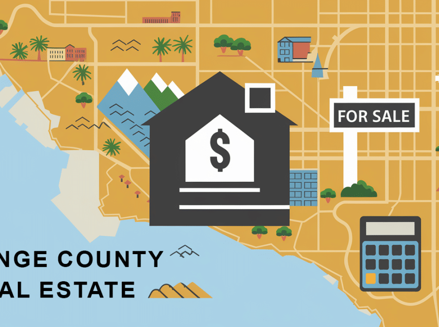 A graphic illustration of the Orange County real estate market.