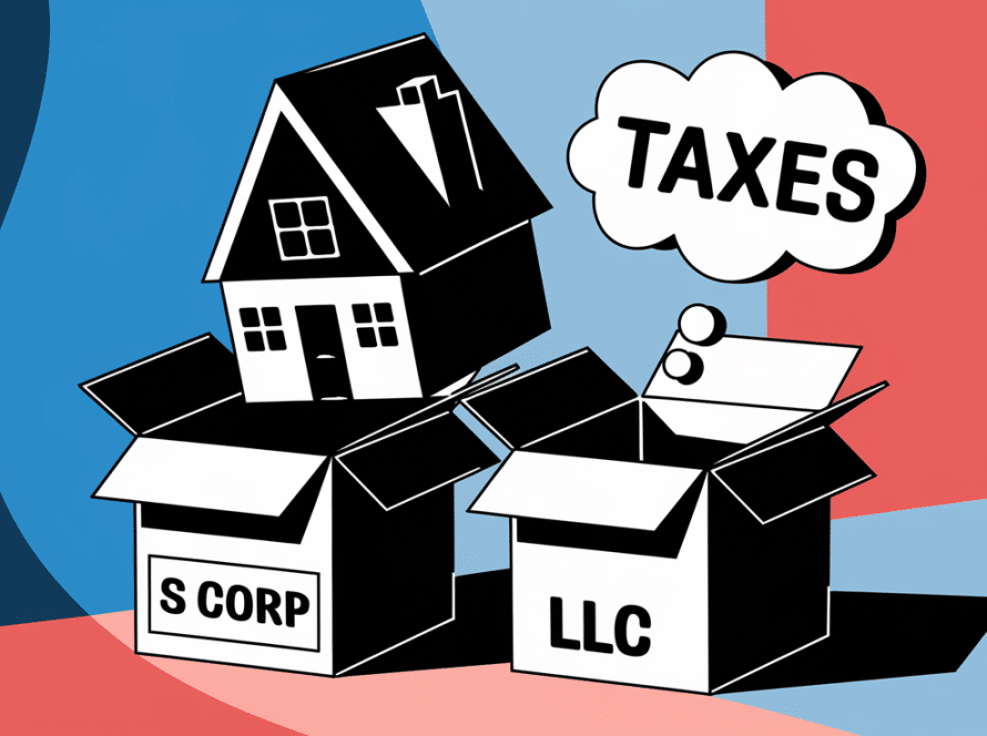 A house being transferred from an S Corporation to an LLC.